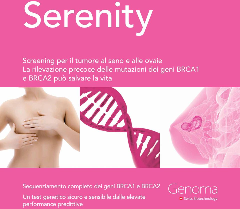 salvare la vita Sequenziamento completo dei geni BRCA1 e BRCA2