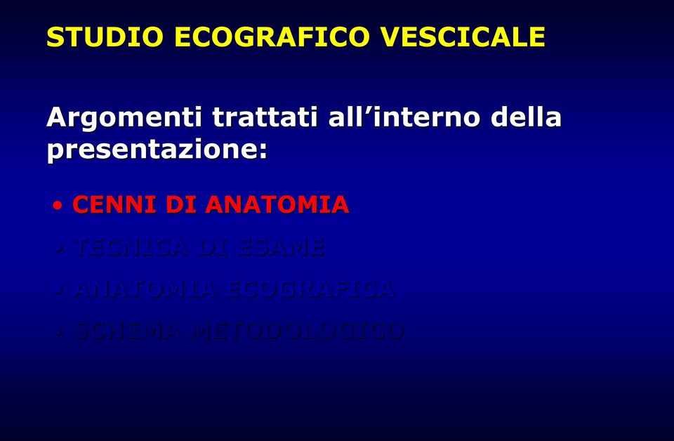 presentazione: CENNI DI ANATOMIA