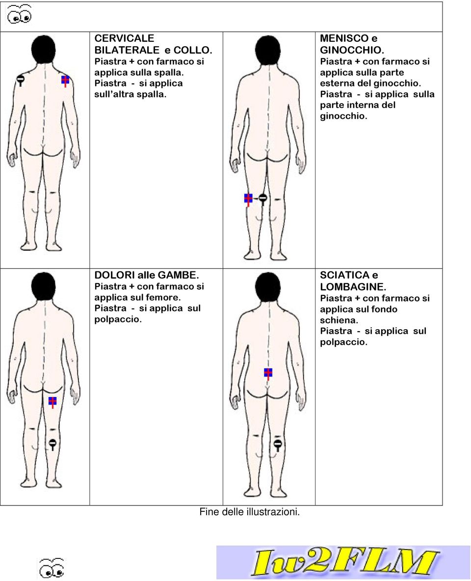 applica sulla parte esterna del ginocchio. la parte interna del ginocchio.