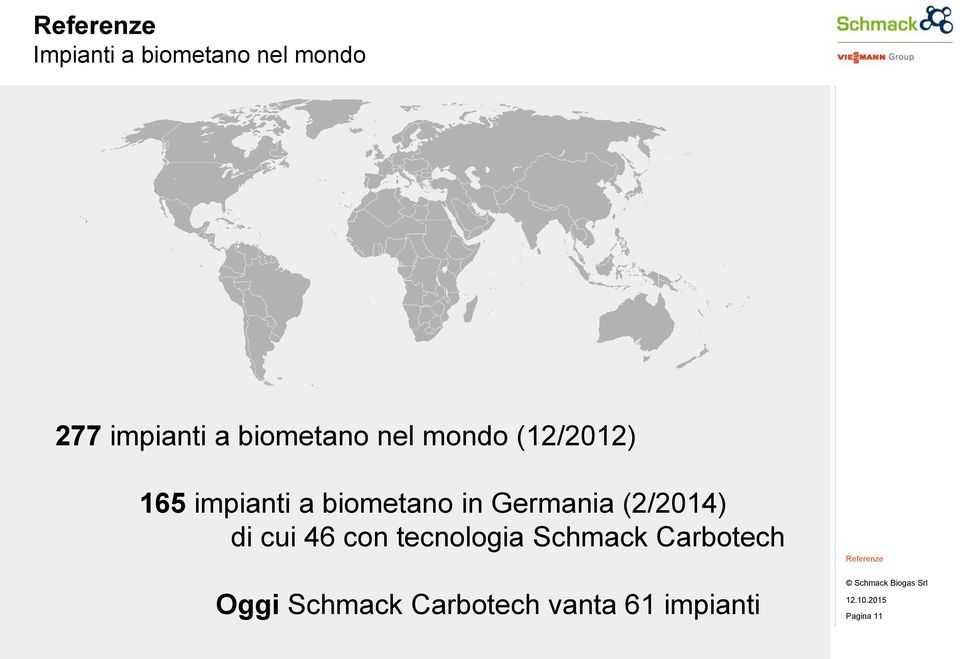 Germania (2/2014) di cui 46 con tecnologia Schmack