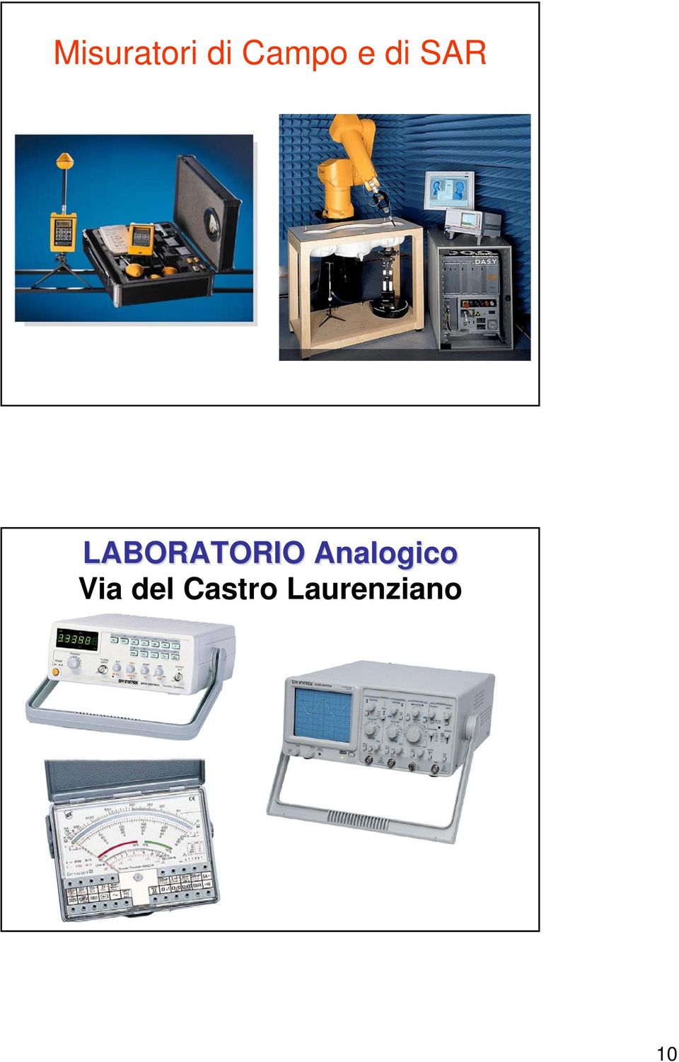 LABORATORIO Analogico Via