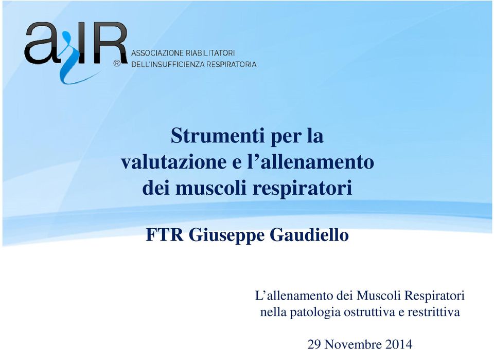 L allenamento dei Muscoli Respiratori nella