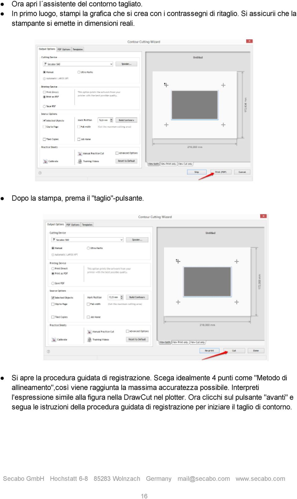 Si apre la procedura guidata di registrazione.