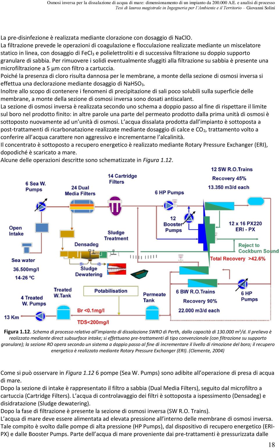 doppio supporto granulare di sabbia. Per rimuovere i solidi eventualmente sfuggiti alla filtrazione su sabbia è presente una microfiltrazione a 5 µm con filtro a cartuccia.