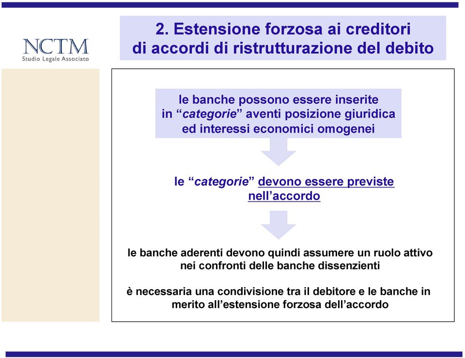 previste nell accordo le banche aderenti devono quindi assumere un ruolo attivo nei confronti delle banche