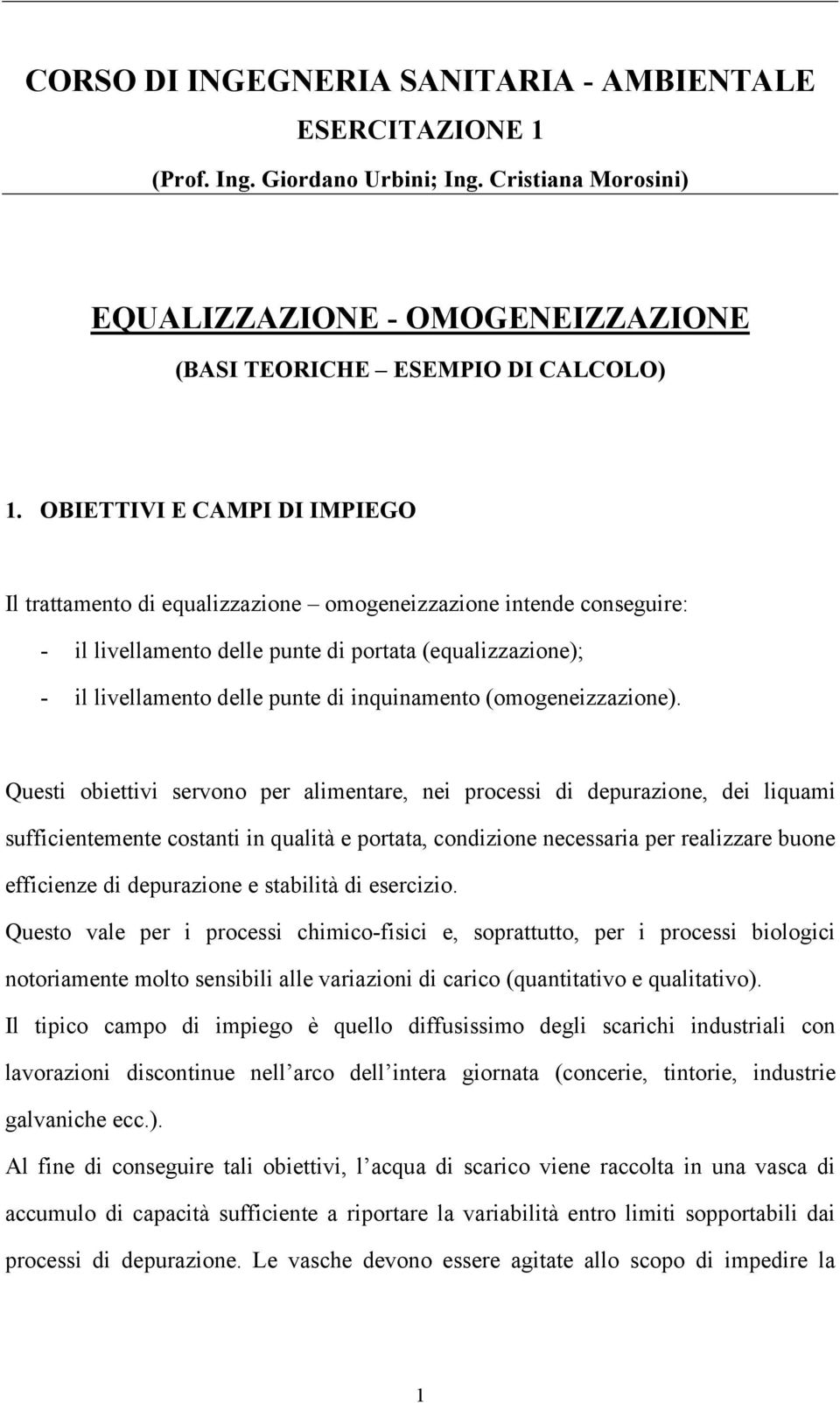 inquinamento (omogeneizzazione).