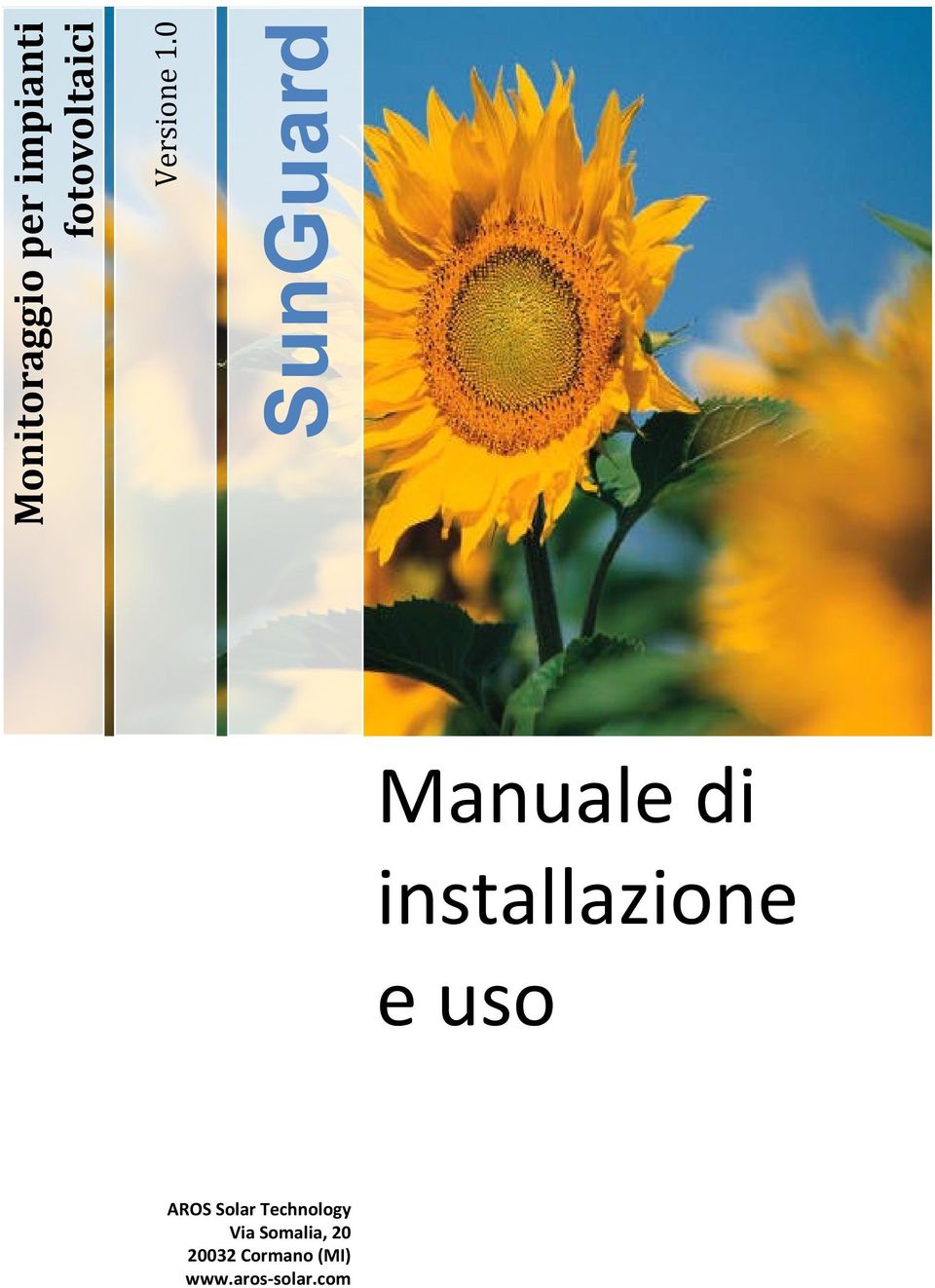 0 SunGuard Manuale di installazione e uso