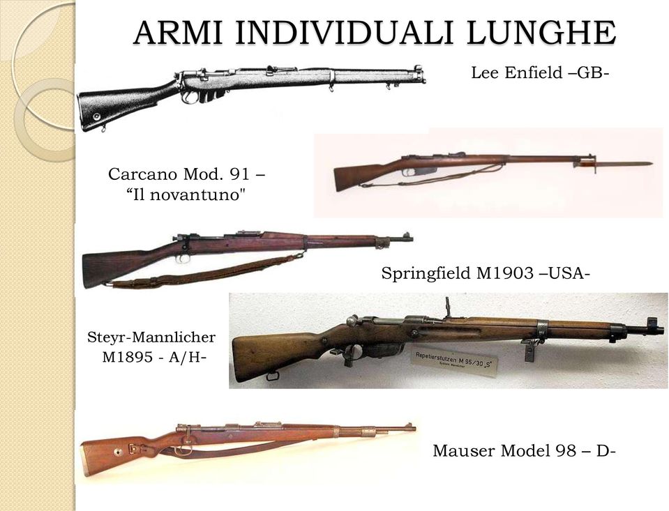 91 Il novantuno" Springfield M1903