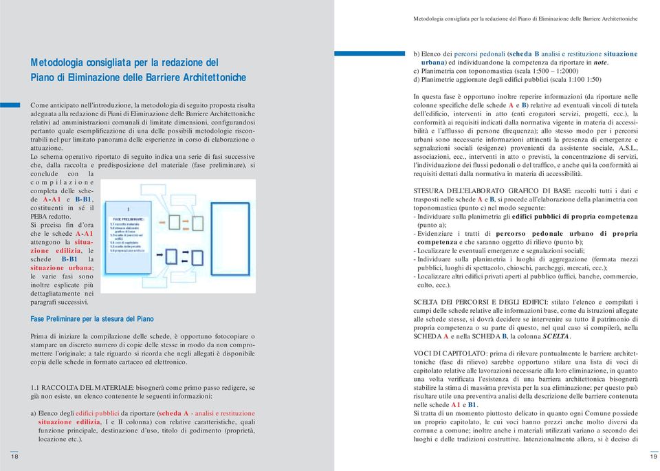 limitate dimensioni, configurandosi pertanto quale esemplificazione di una delle possibili metodologie riscontrabili nel pur limitato panorama delle esperienze in corso di elaborazione o attuazione.