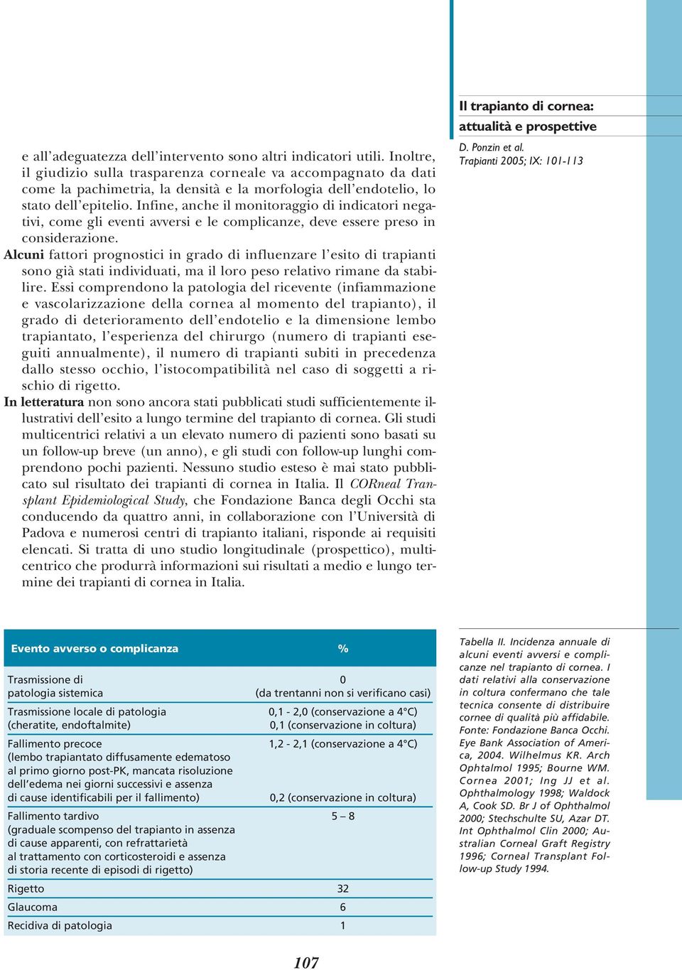 Infine, anche il monitoraggio di indicatori negativi, come gli eventi avversi e le complicanze, deve essere preso in considerazione.