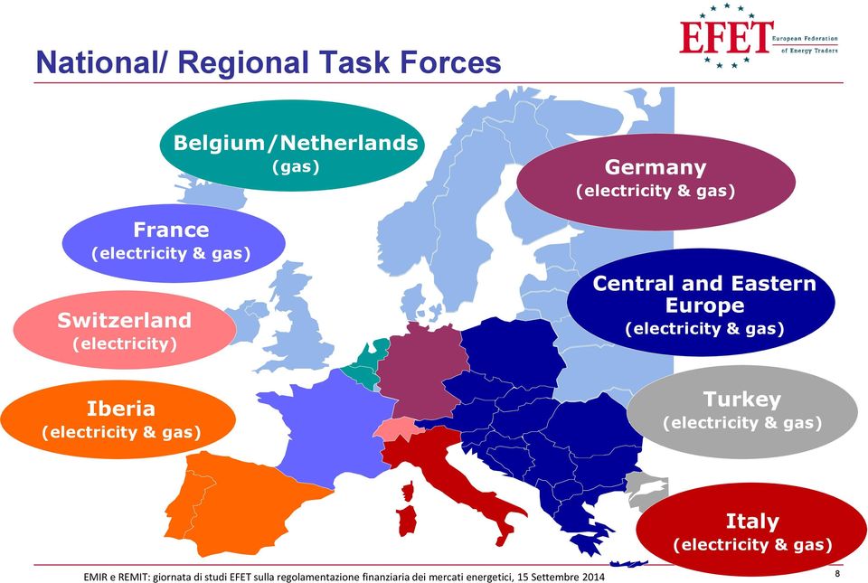 (electricity & gas) Central and Eastern Europe (electricity & gas)