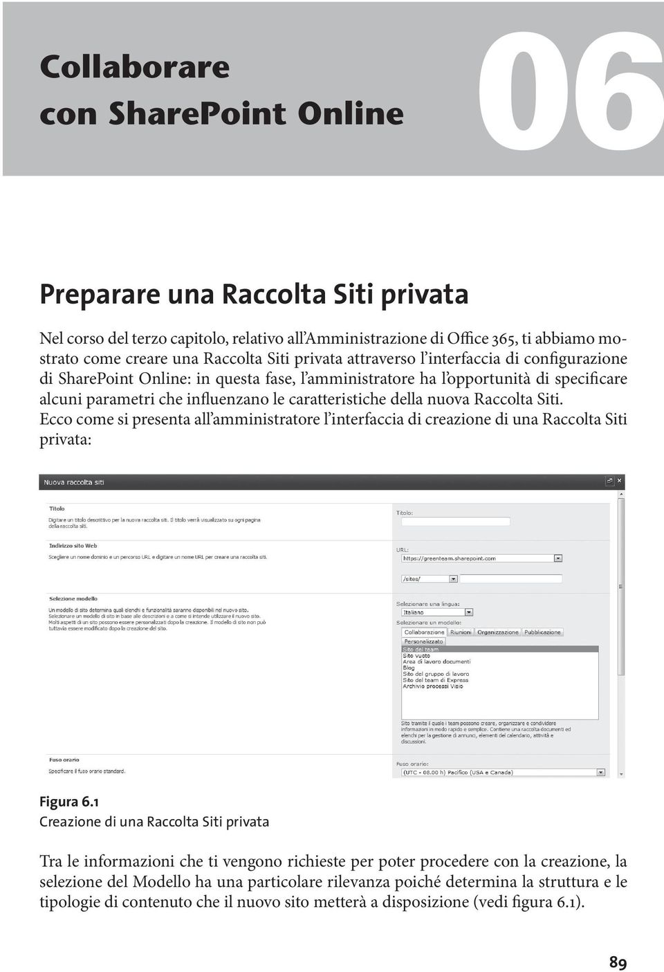 nuova Raccolta Siti. Ecco come si presenta all amministratore l interfaccia di creazione di una Raccolta Siti privata: Figura 6.