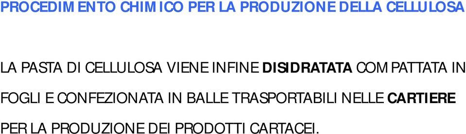 DISIDRATATA COMPATTATA IN FOGLI E CONFEZIONATA IN