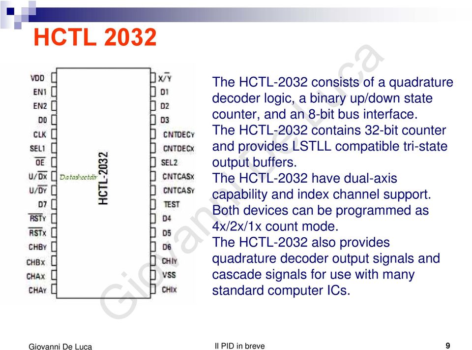 The HCTL-2032 have dual-axis capability and index channel support.