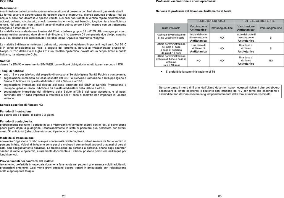 Nei casi non trattati si verifica rapida disidratazione, acidosi, collasso circolatorio, shock ipovolemico e morte; nei bambini, ipoglicemia e insufficienza renale.