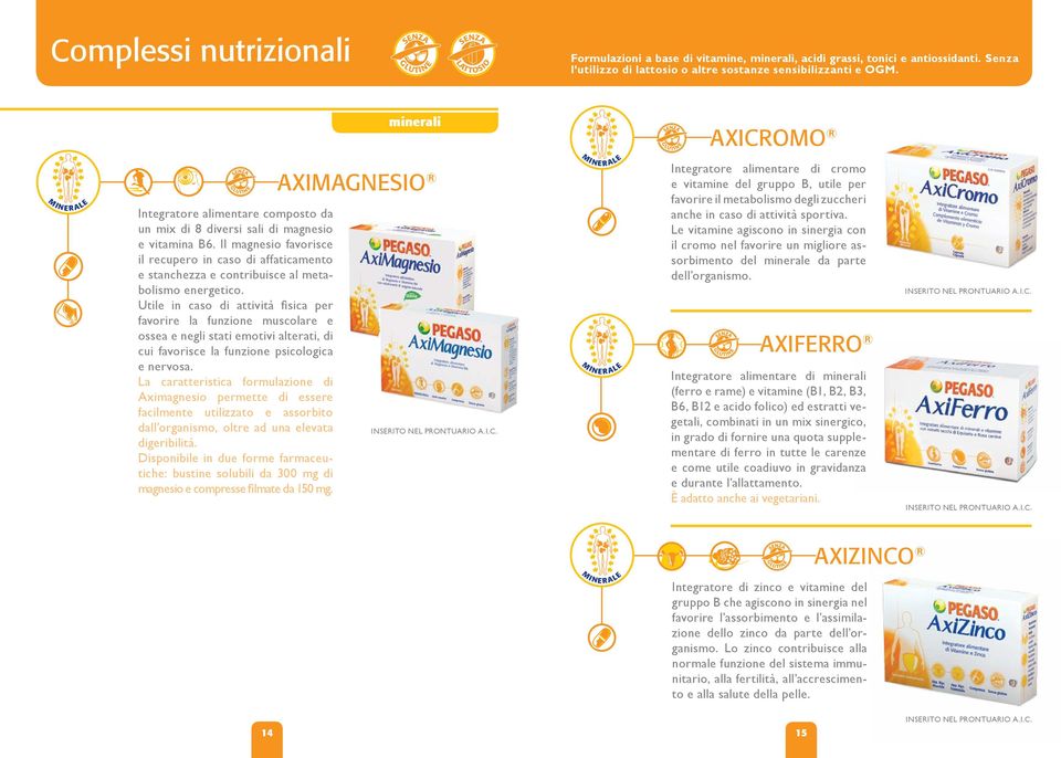 Il magnesio favorisce il recupero in caso di affaticamento e stanchezza e contribuisce al metabolismo energetico.