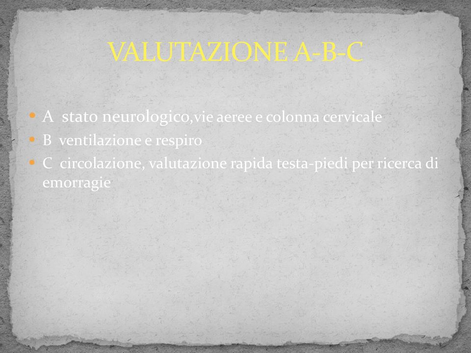 cervicale B ventilazione e respiro C