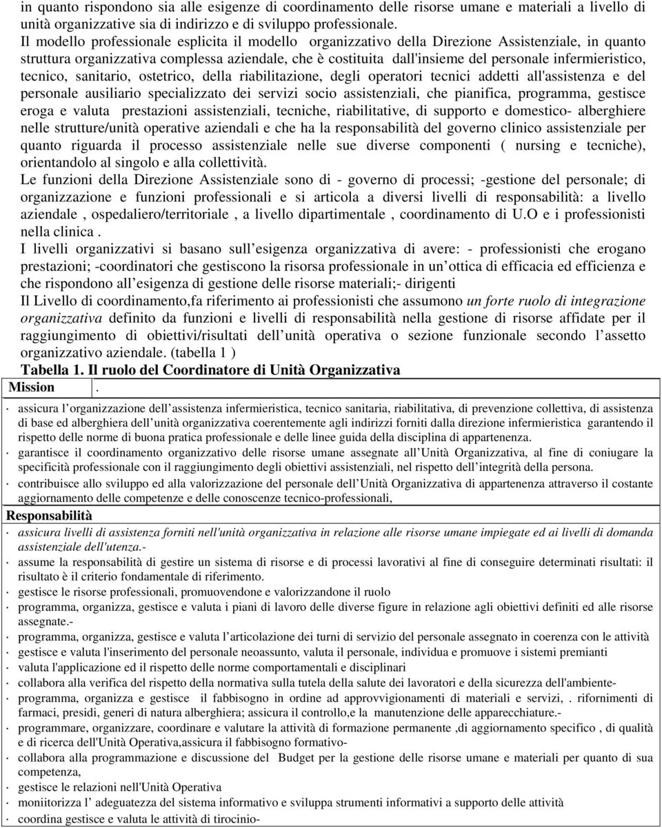 infermieristico, tecnico, sanitario, ostetrico, della riabilitazione, degli operatori tecnici addetti all'assistenza e del personale ausiliario specializzato dei servizi socio assistenziali, che