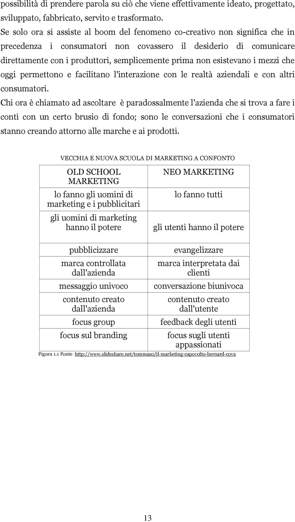 esistevano i mezzi che oggi permettono e facilitano l'interazione con le realtà aziendali e con altri consumatori.