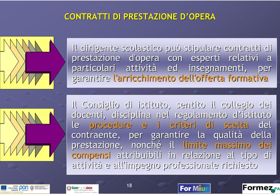 collegio dei docenti, disciplina nel regolamento d istituto d le procedure e i criteri di scelta del contraente, per garantire la