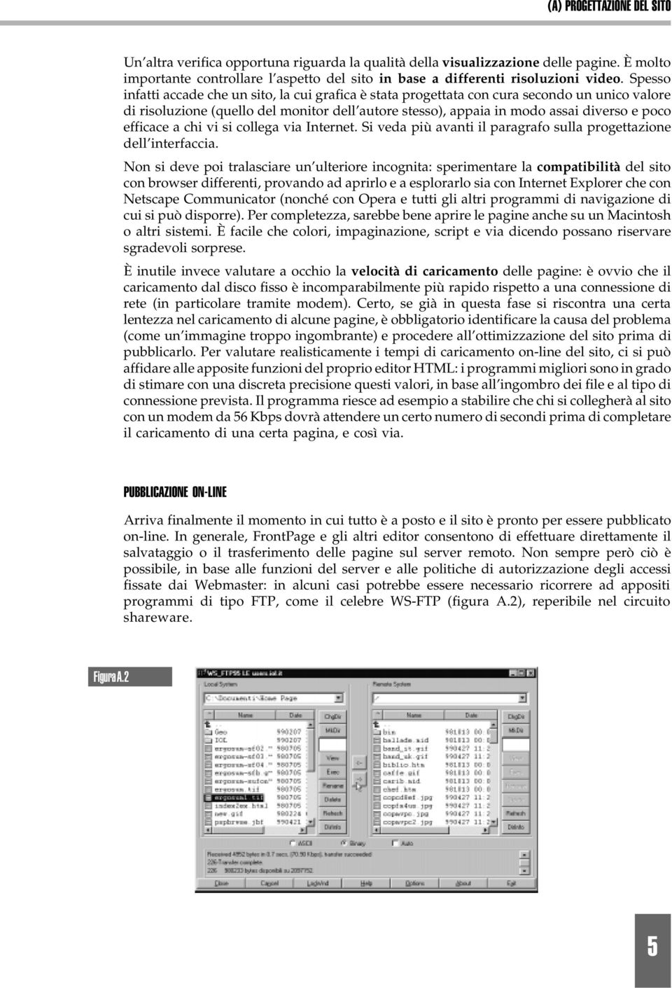 efficace a chi vi si collega via Internet. Si veda più avanti il paragrafo sulla progettazione dell interfaccia.