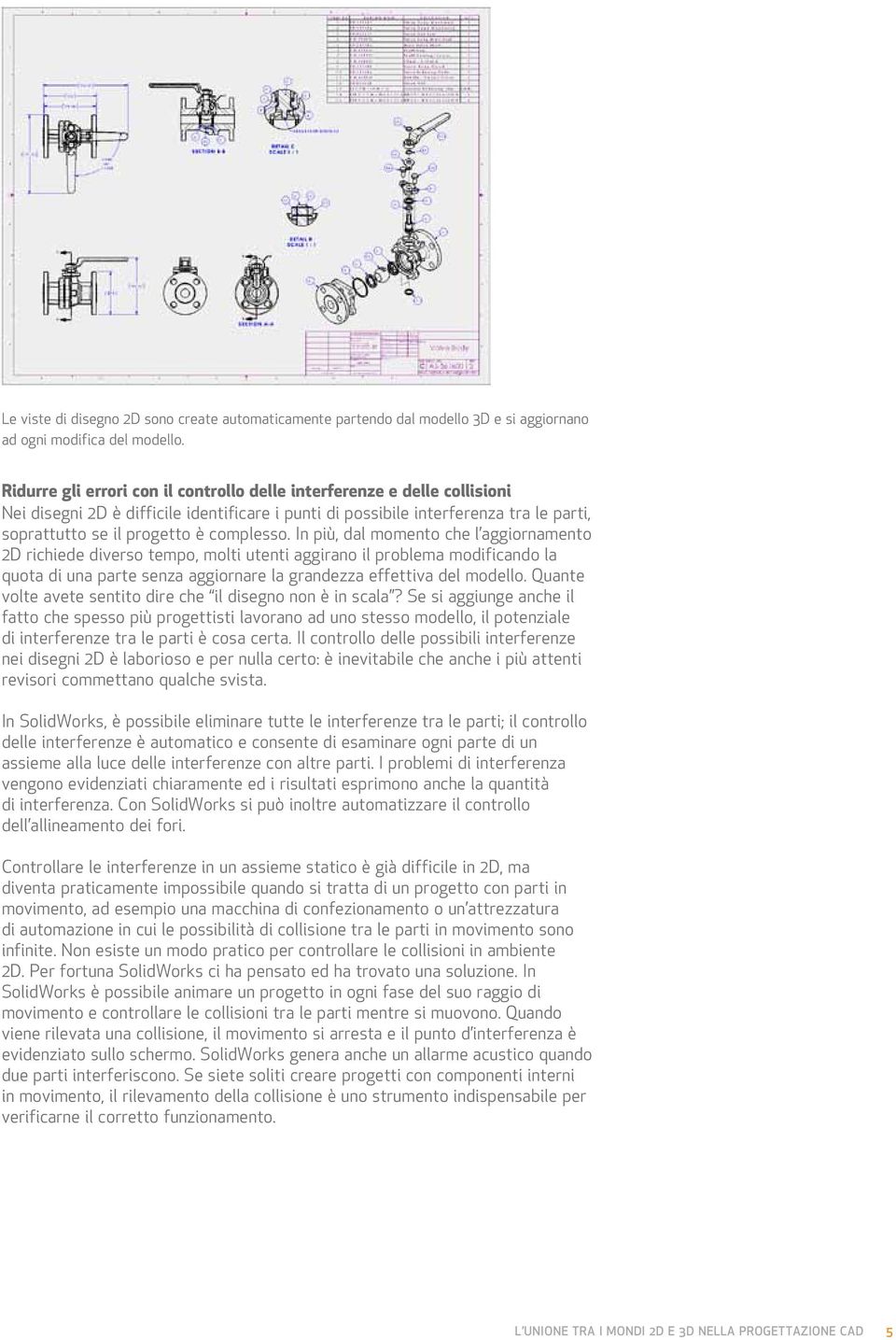 complesso. In più, dal momento che l aggiornamento 2D richiede diverso tempo, molti utenti aggirano il problema modificando la quota di una parte senza aggiornare la grandezza effettiva del modello.