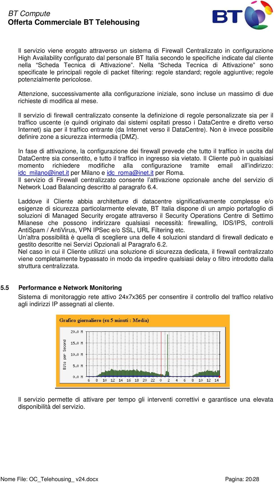 Attenzione, successivamente alla configurazione iniziale, sono incluse un massimo di due richieste di modifica al mese.