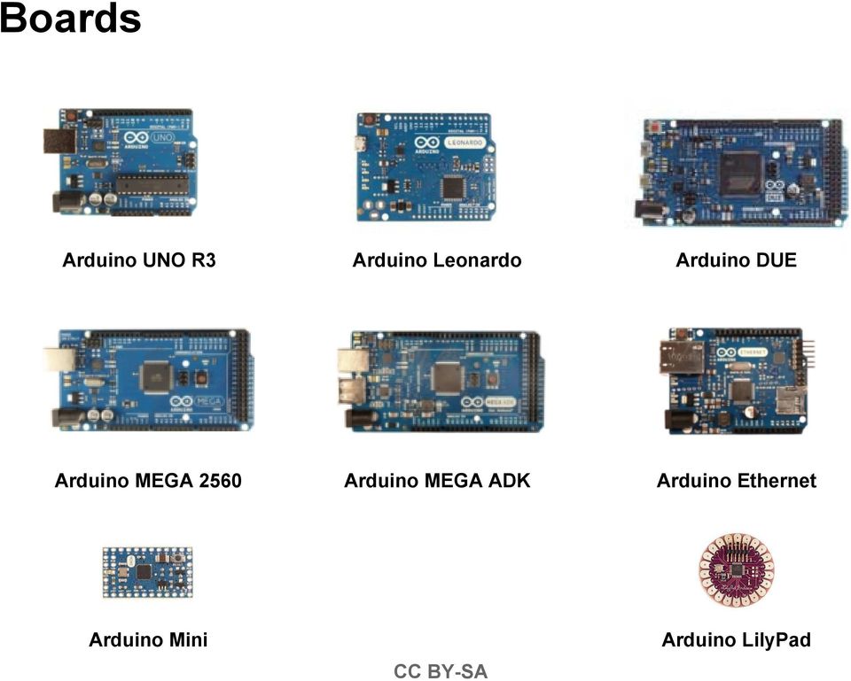 Arduino DUE Arduino MEGA ADK