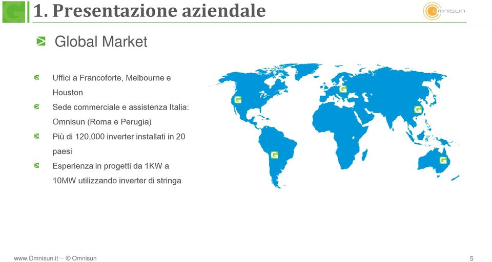 (Roma e Perugia) Più di 120,000 inverter installati in 20 paesi