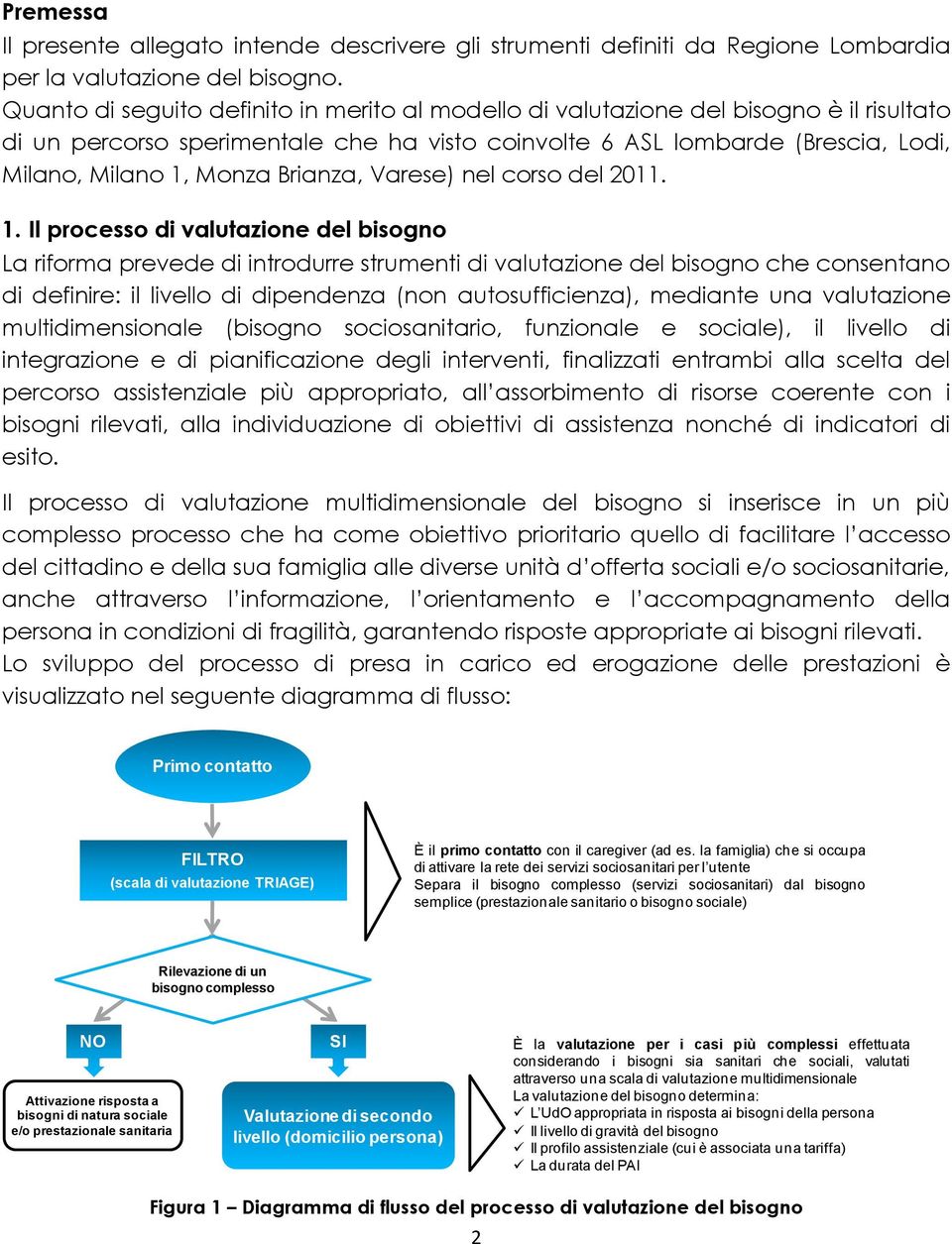 Brianza, Varese) nel corso del 2011. 1.