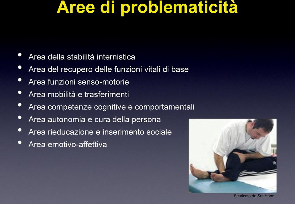 trasferimenti Area competenze cognitive e comportamentali Area autonomia e