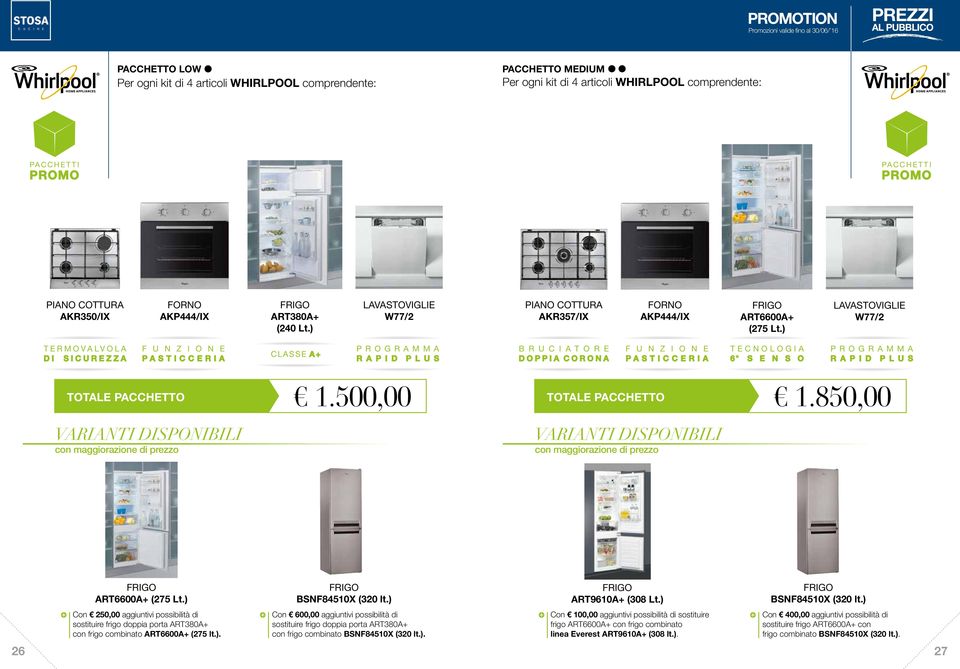 ) W77/2 TERMOVALVOLA DI SICUREZZA F U N Z I O N E PASTICCERIA PROGRAMMA RAPID PLUS B R U C I A T O R E DOPPIA CORONA F U N Z I O N E PASTICCERIA TECNOLOGIA 6 S E N S O PROGRAMMA RAPID PLUS 1.500,00 1.