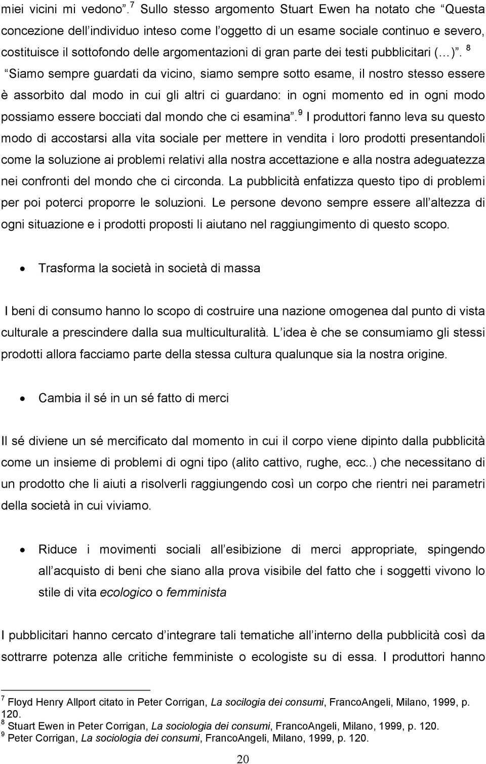 parte dei testi pubblicitari ( ).