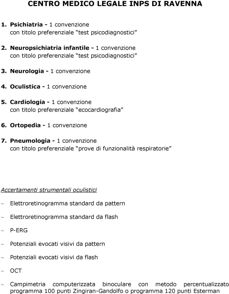 Cardiologia - 1 convenzione 6.