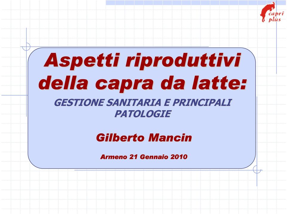 SANITARIA E PRINCIPALI