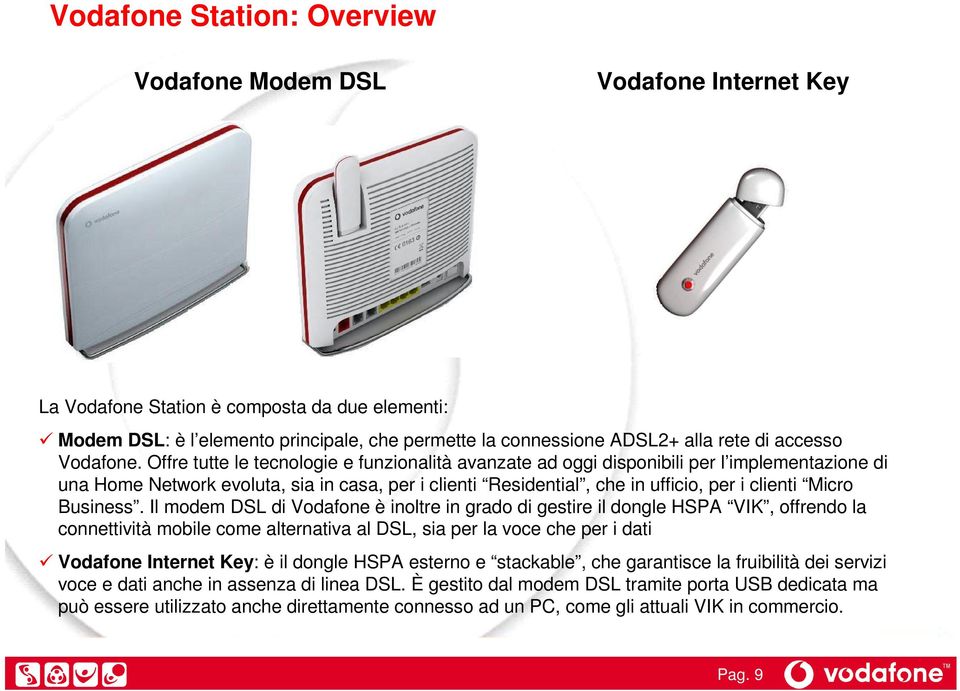 Offre tutte le tecnologie e funzionalità avanzate ad oggi disponibili per l implementazione di una Home Network evoluta, sia in casa, per i clienti Residential, che in ufficio, per i clienti Micro