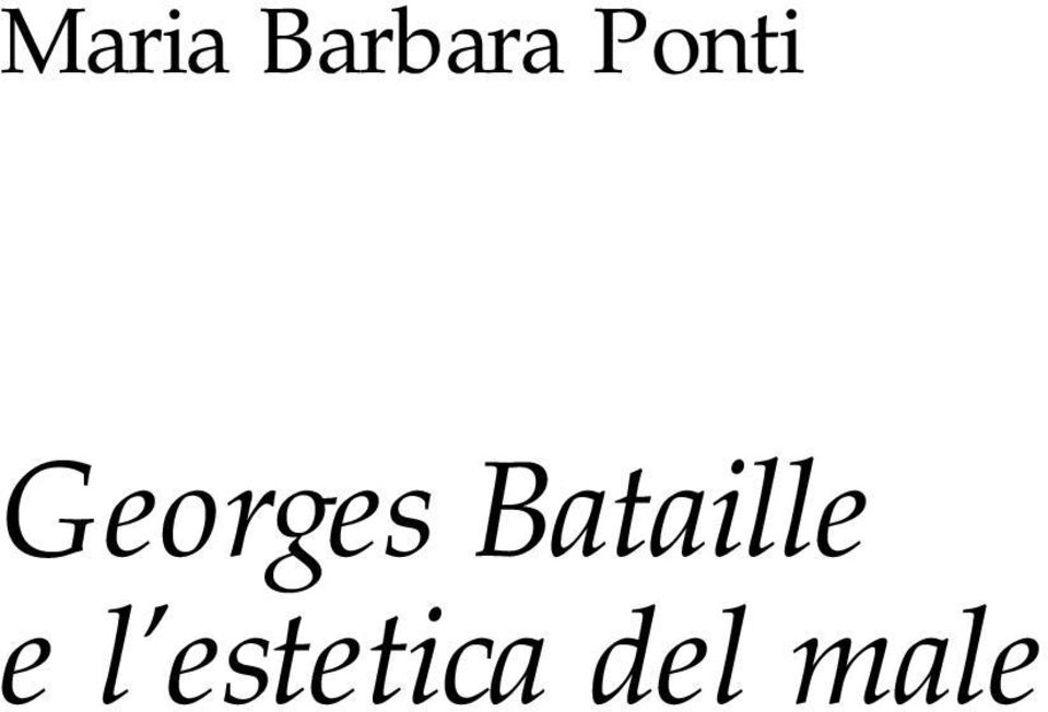 Bataille e l