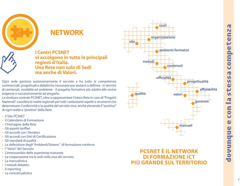 progetto formativo più adatto alle vostre esigenze e successivamente ad erogarlo.