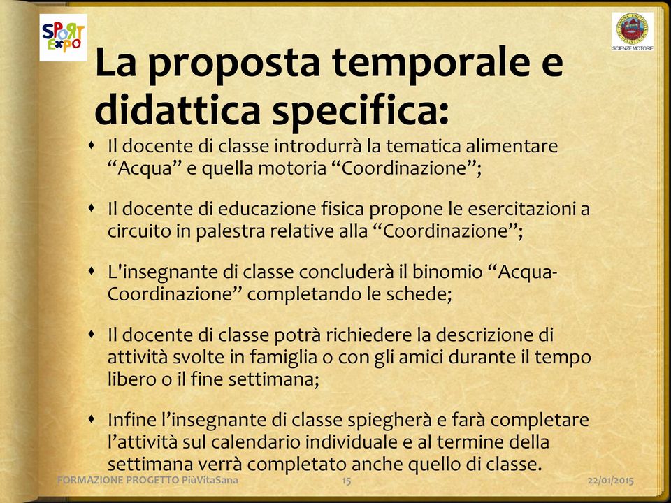 docente di classe potrà richiedere la descrizione di attività svolte in famiglia o con gli amici durante il tempo libero o il fine settimana; Infine l insegnante di