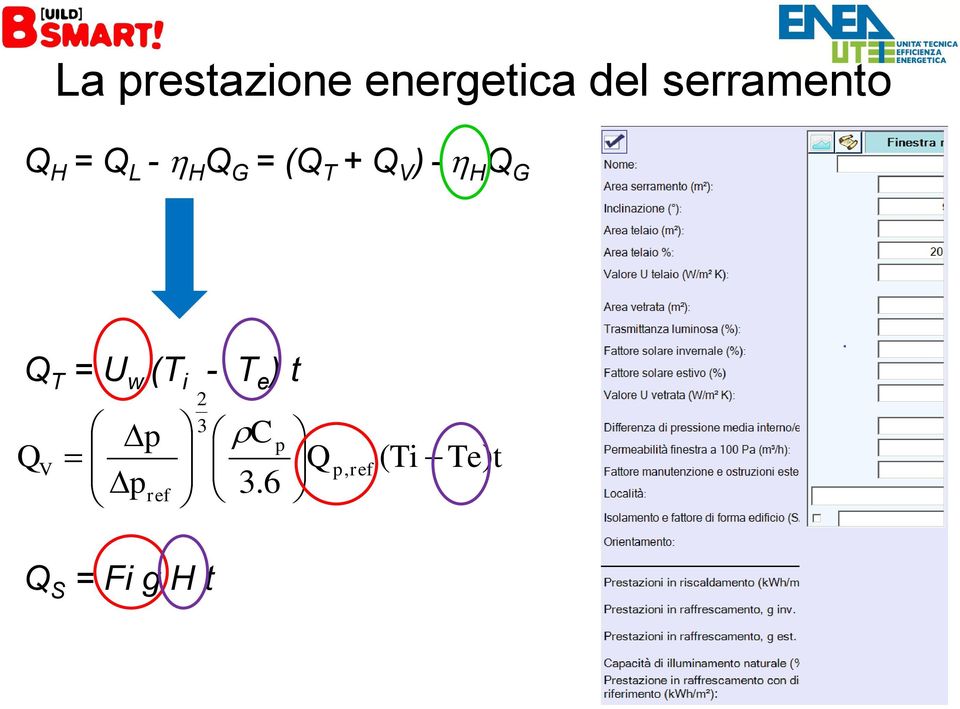 Q T = U w (T i - T e ) t 2 p 3 Cp Q Qp