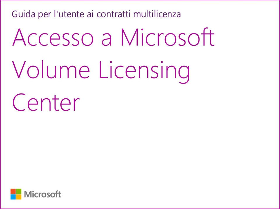 Accesso a Microsoft