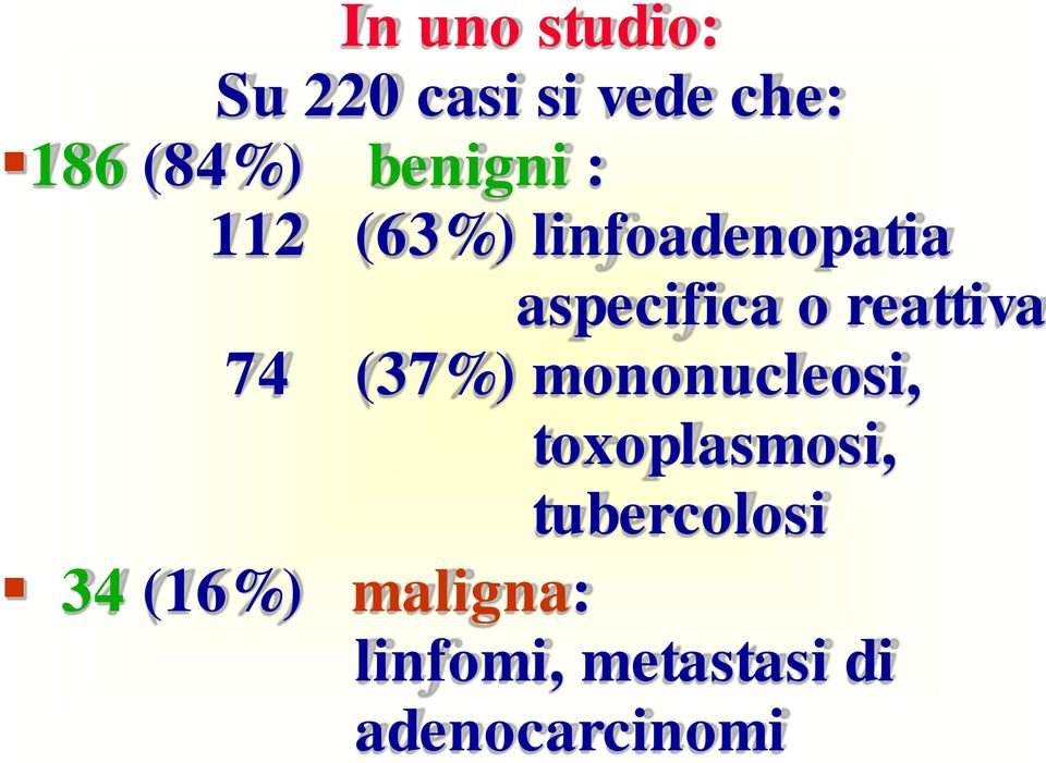 reattiva 74 (37%) mononucleosi, toxoplasmosi,