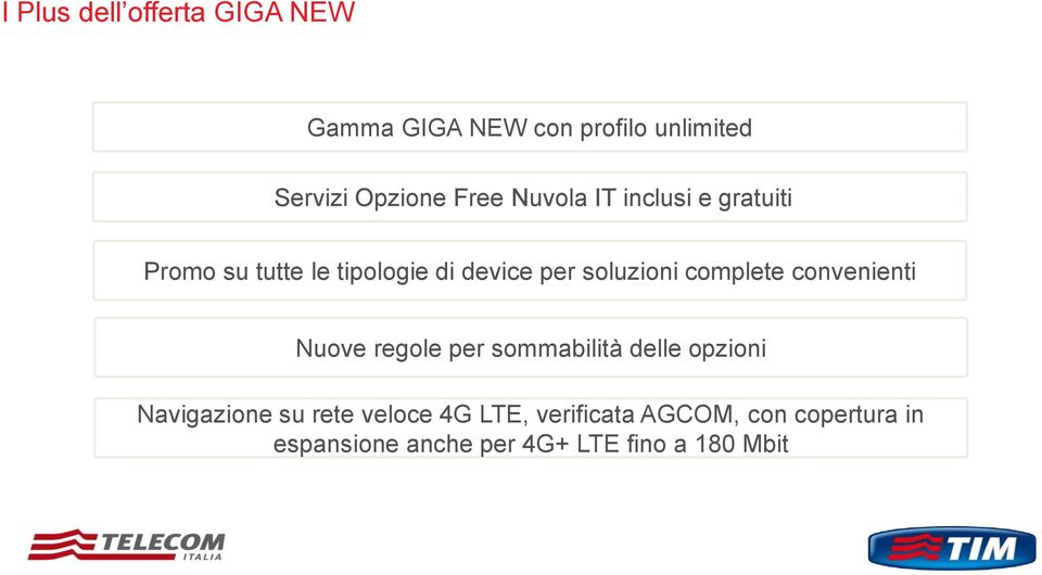 complete convenienti Nuove regole per sommabilità delle opzioni Navigazione su rete