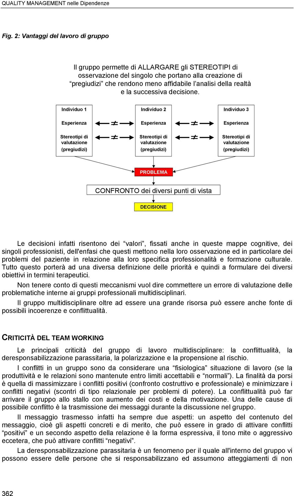 e la successiva decisione.