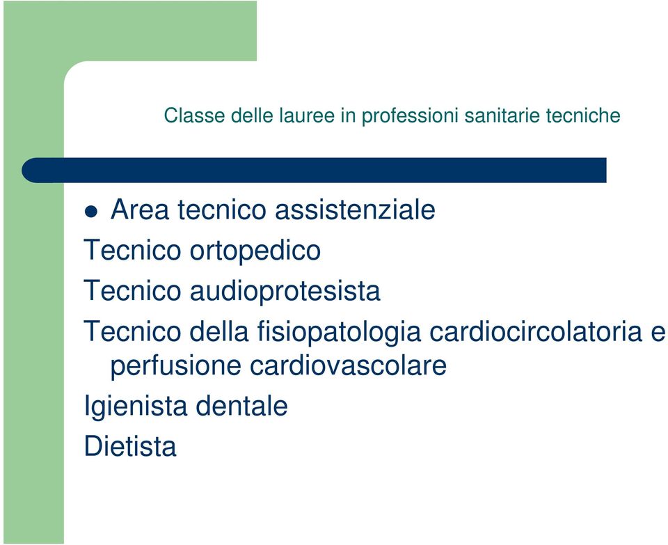 audioprotesista Tecnico della fisiopatologia