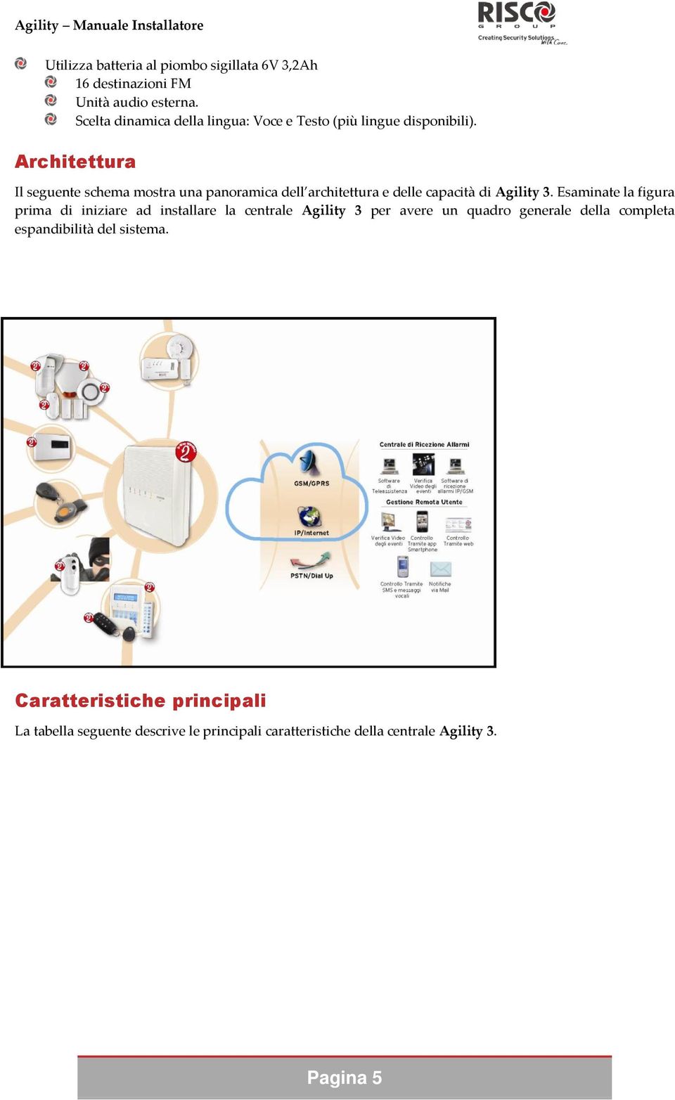 Architettura Il seguente schema mostra una panoramica dell architettura e delle capacità di Agility 3.