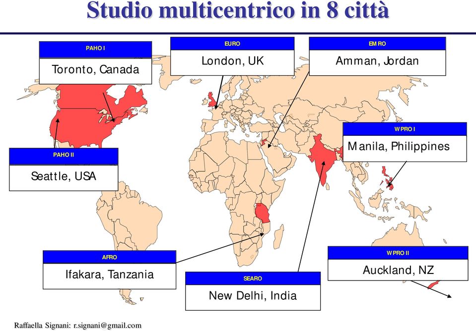 Seattle, USA WPRO I Manila, Philippines AFRO