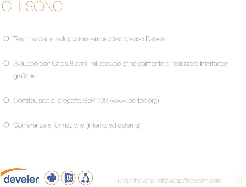 realizzare interfacce grafiche Contribuisco al progetto