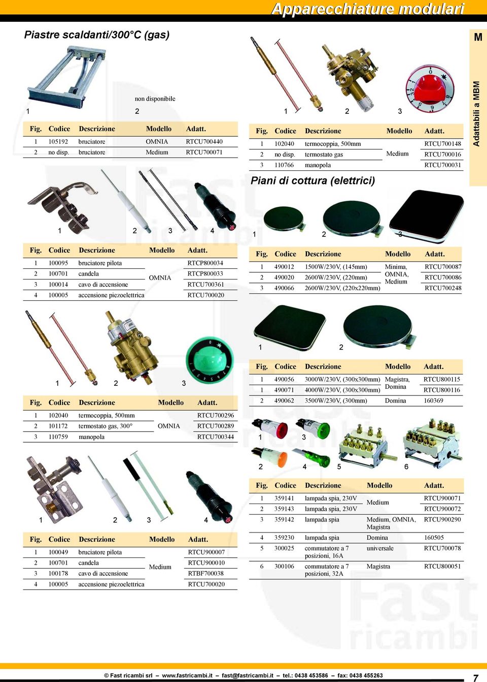 piezoelettrica RTCU70000 900 500W/0V, (5mm) inima, RTCU700087 9000 600W/0V, (0mm) ONIA, edium RTCU700086 90066 600W/0V, (0x0mm) RTCU7008 000 termocoppia, 500mm RTCU70096 07 termostato gas, 00 ONIA