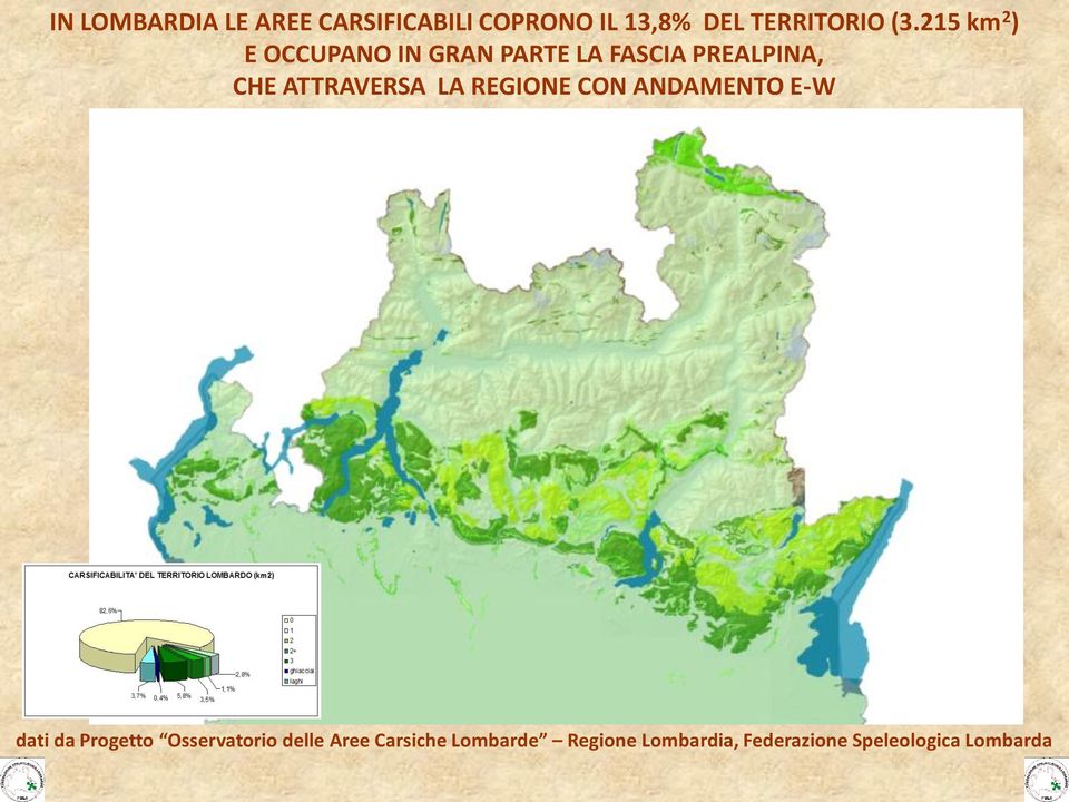 ATTRAVERSA LA REGIONE CON ANDAMENTO E-W dati da Progetto Osservatorio